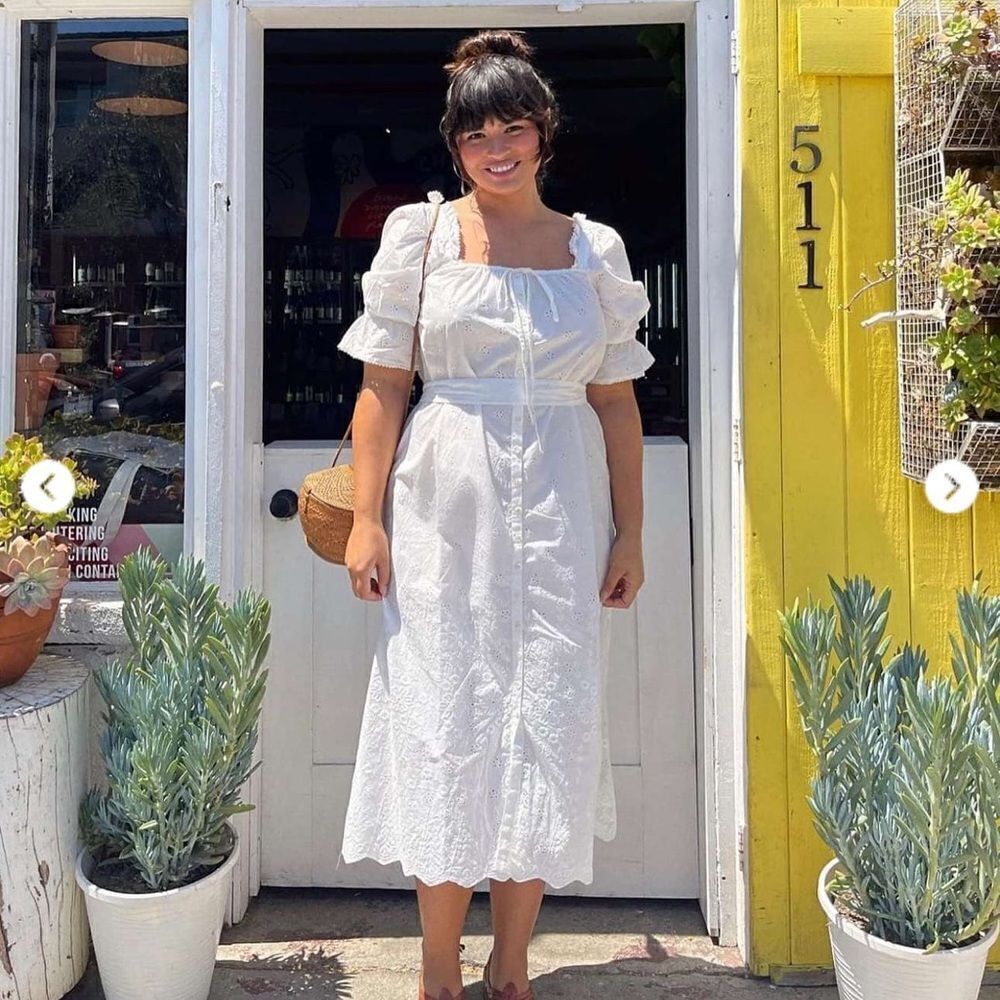 Spell Bo Day Dress White